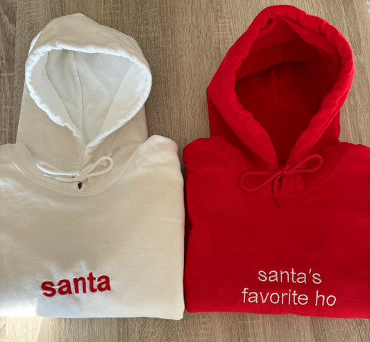 Santa & Santa's favorite ho matching set