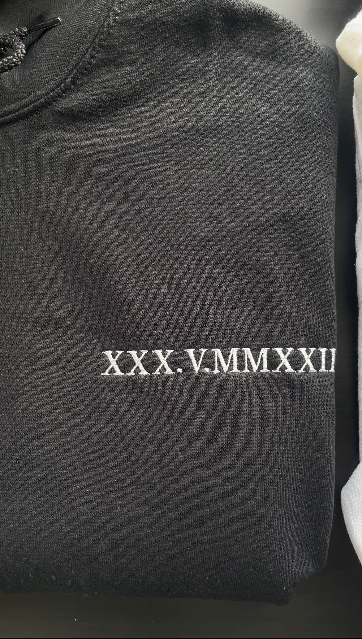 Gepersonaliseerde Trui met Romeinse Cijfers