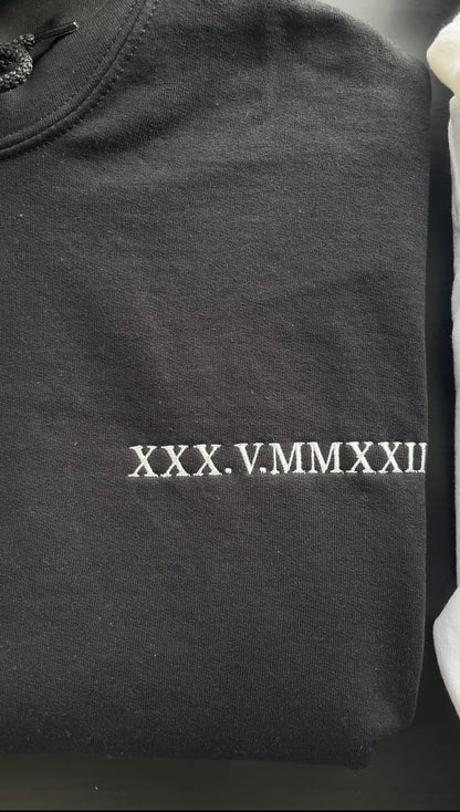 Gepersonaliseerde Trui met Romeinse Cijfers